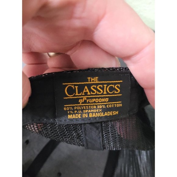 Wisco WALNUT WOOD COLLECTIONSnapback Trucker Hat Black Camo Cap Union Standard - Picture 4 of 5